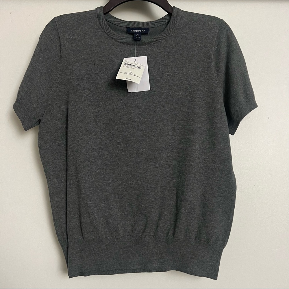 Lands’ End Jewelneck Top